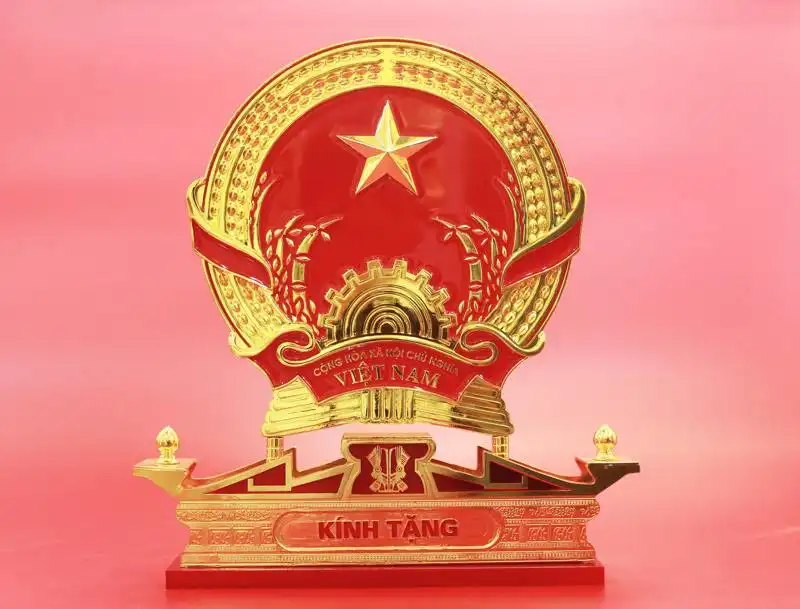 Biểu Trưng Quốc Huy Mạ Vàng